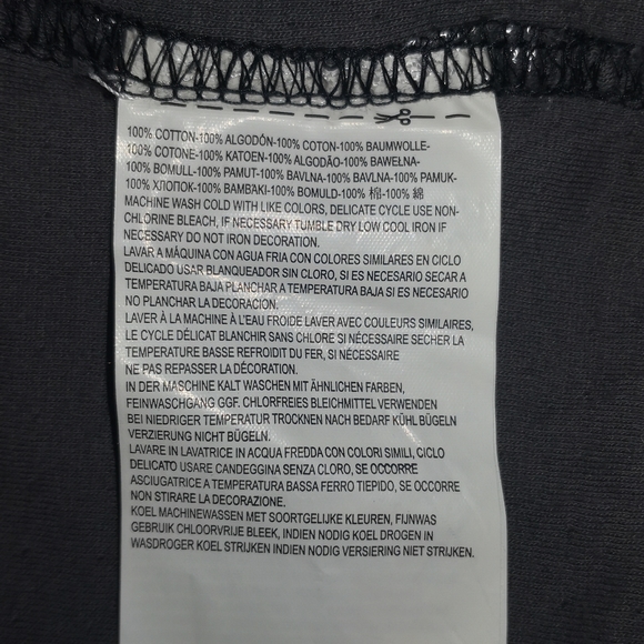 VANS Off the Wall, Size XL, Lightweight Sweater, Heather Black/Gray - Picture 10 of 12